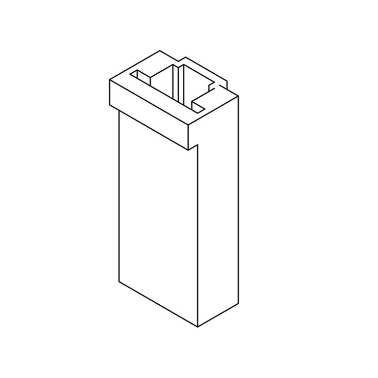 Electrical Connector Housing Female 1 Cavity - 57M8815, 