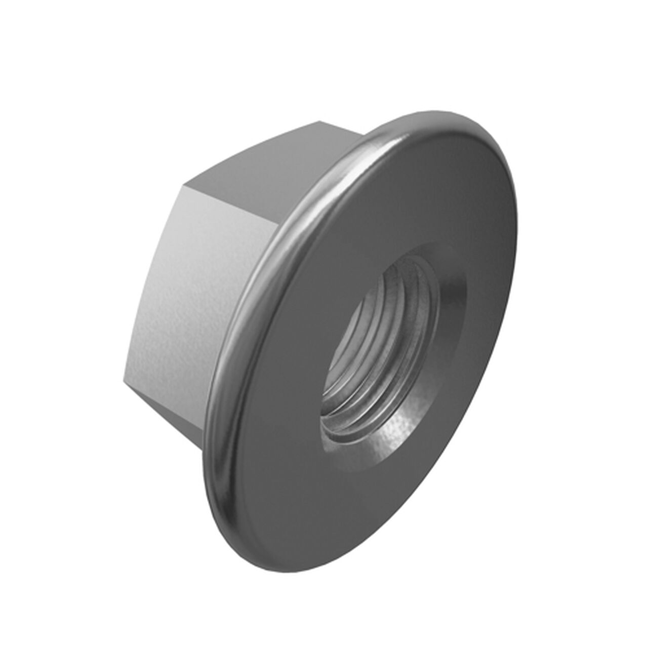 Hex Flange Lock Nut - E63524,  image number 1