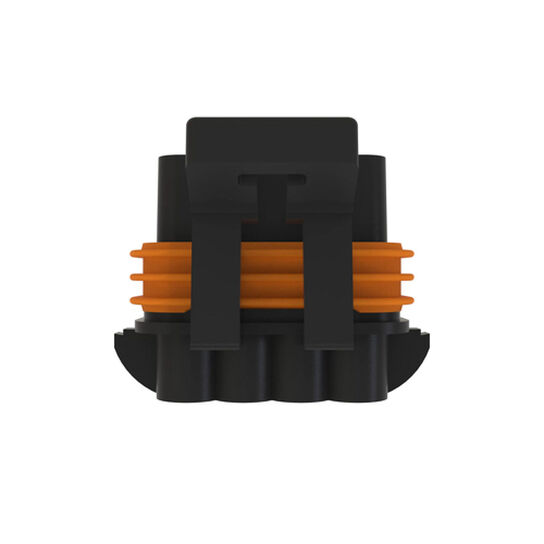 Black External Electrical Connector Housing, 8 Cavities - 57M7261,  image number 1