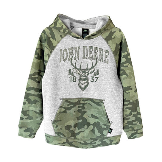 Gray Green Camo Hoodie Sz 14/16 - LP7722514,  image number 1