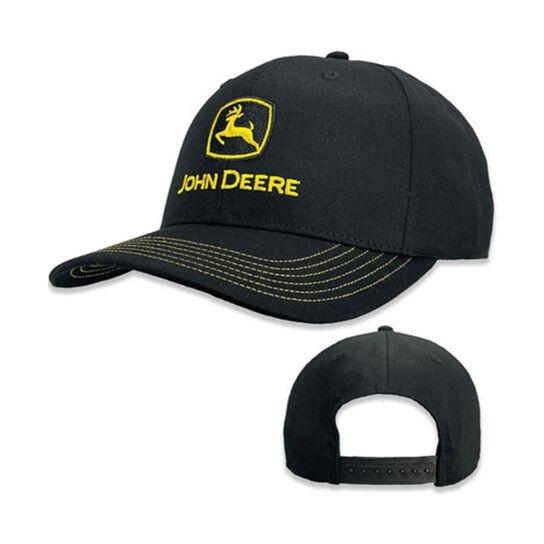 Moline 112 Black Cotton Yellow Logo Cap - LP82945,  image number 1
