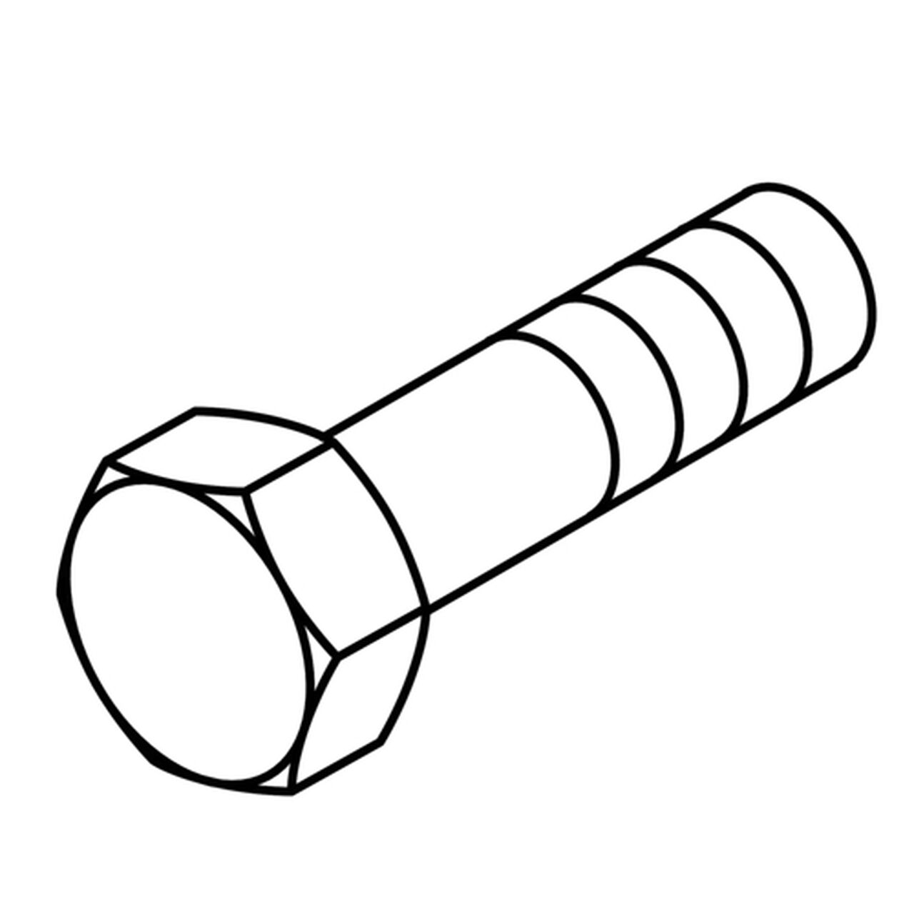 Hex Bolt M12 x 35 - 19M7403,  image number 0