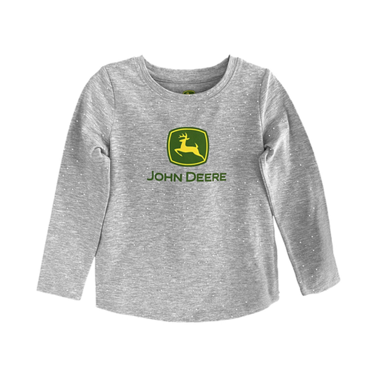 Gray Glitter Long Sleeve Logo T-Shirt Sz 4T - LP774224,  image number 1