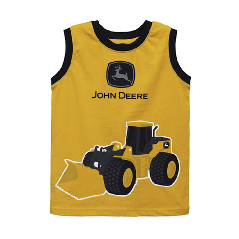 Gold Sleeveless Front Loader Muscle T-Shirt - LP83040, 