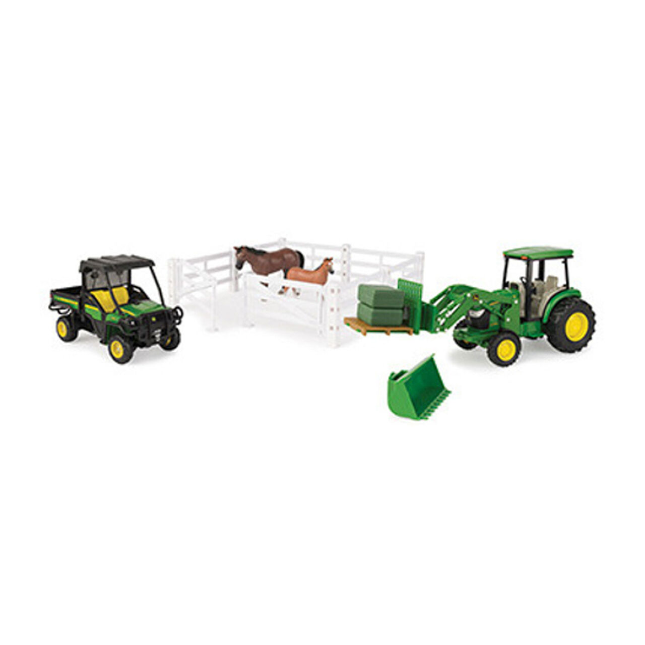 1:16 Scale Hobby Farm Set Tractor Gator Animals - LP66953,  image number 0