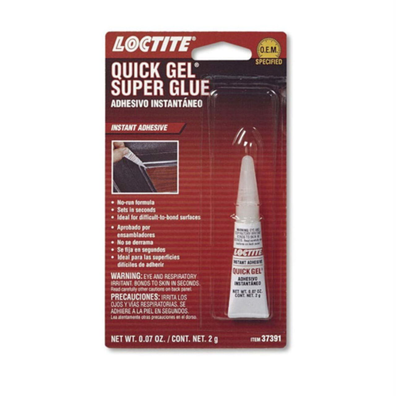 Quick Gel Super Glue ? Instant Adhesive - PM37391,  image number 0