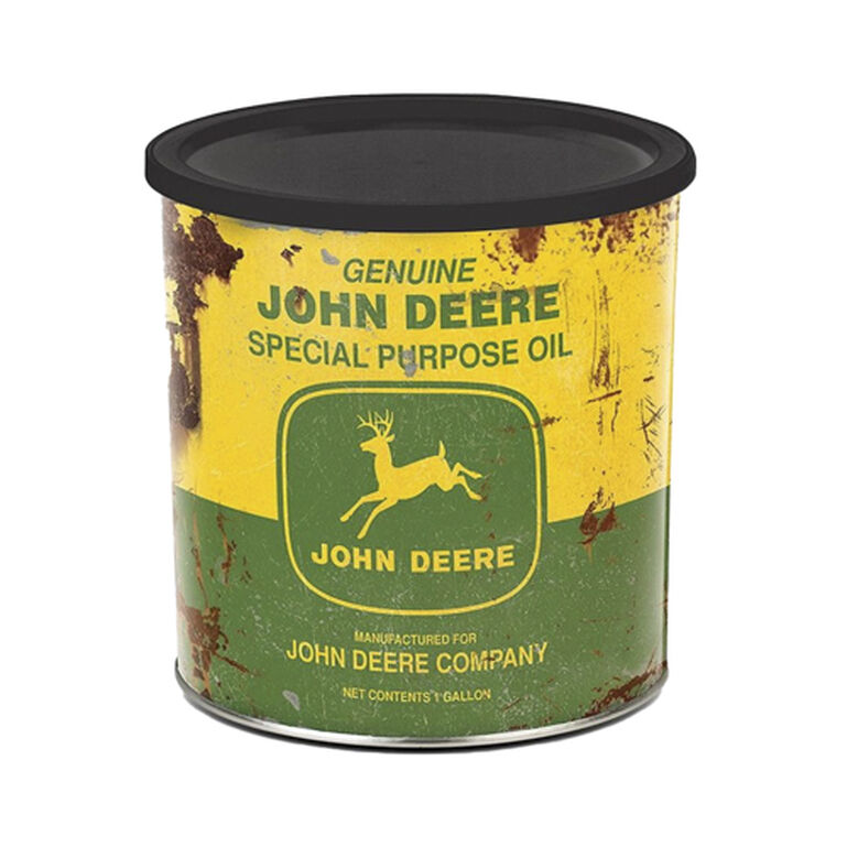 "Genuine Oil" Tin with Logo and Lid - LP79708, 