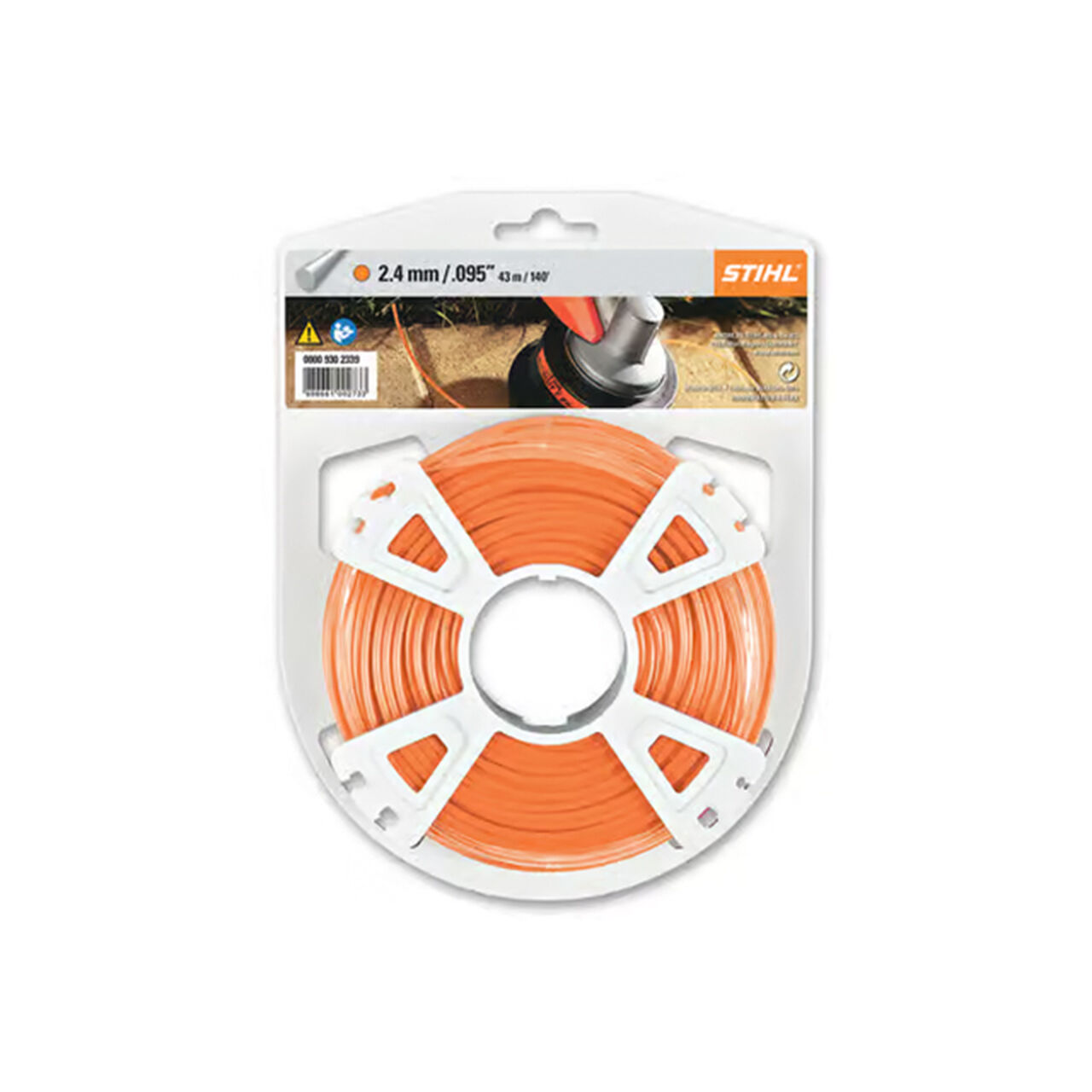 Premium Round .095 in D x 140 ft L Trimmer Line - 0000 930 2339,  image number 0