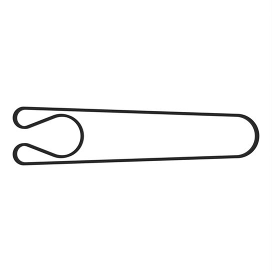 Belt, 16 X 2000 Mm, Cogged - M150717,  image number 2