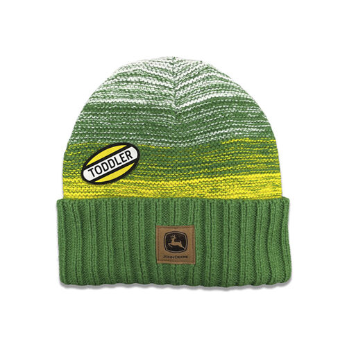 【特別訳あり特価】 John Deere Toddler Stripe Variegated Yellow and Green | 帽子