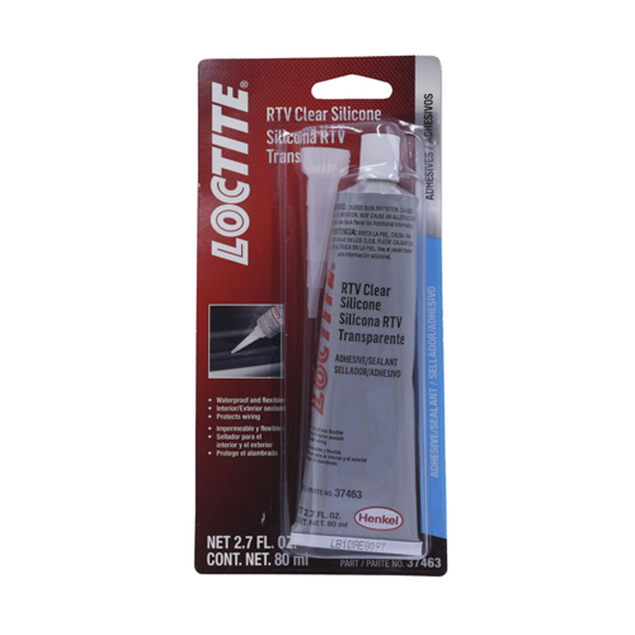 RTV Clear Silicone Sealant - PM37463,  image number 0