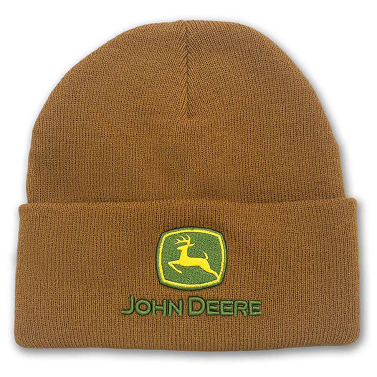 Construction Brown Cuffed Knit Trademark Stocking Cap - LP88243,  image number 0