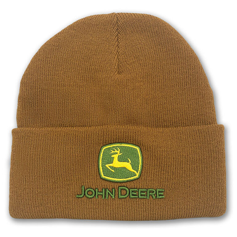 Construction Brown Cuffed Knit Trademark Stocking Cap - LP88243, 