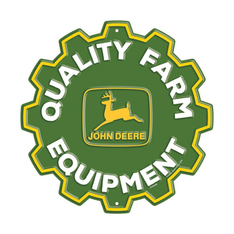 Green Round Gear Sign - LP85814, 