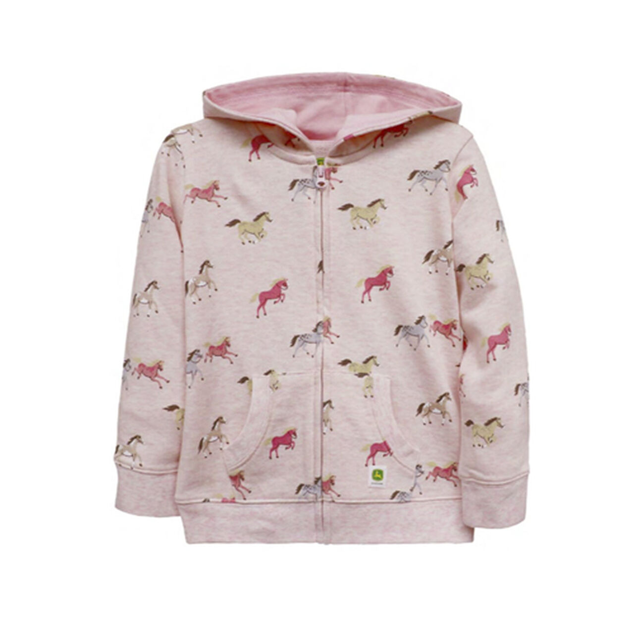 Pink Horse Zip Hoodie Sweatshirt Sz 3T - LP816853,  image number 0