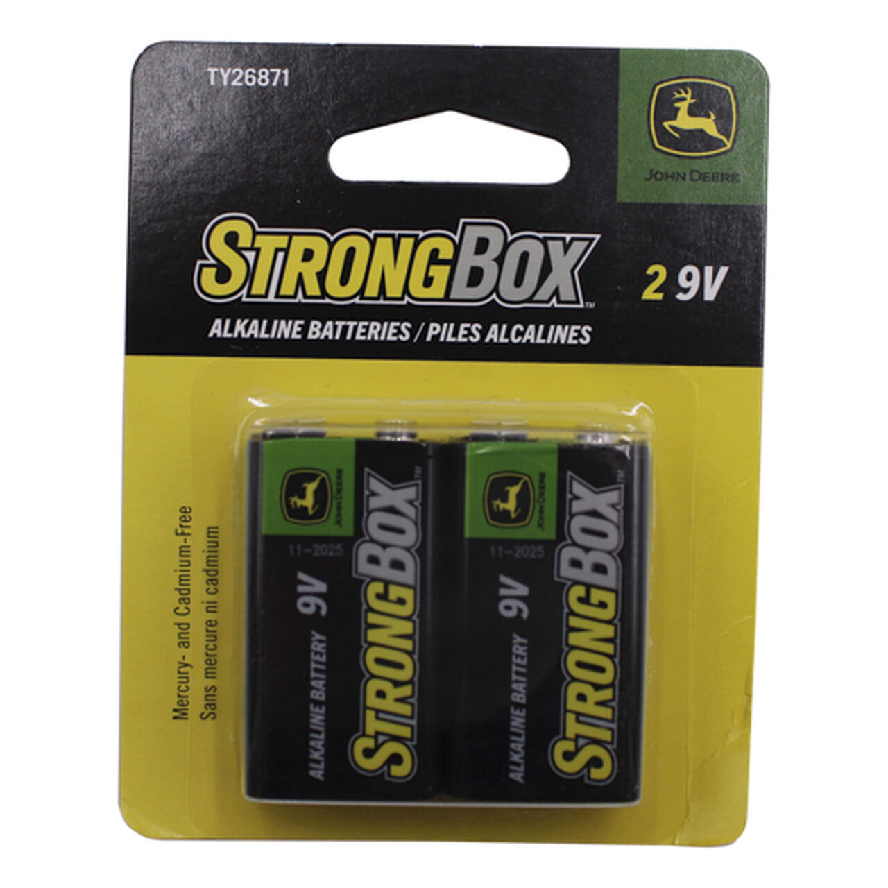9V  StrongBox Alkaline Battery 2-Pack - TY26871,  image number 0