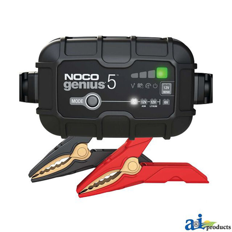 5-Amp Smart Battery Charger - A-GENIUS5, 