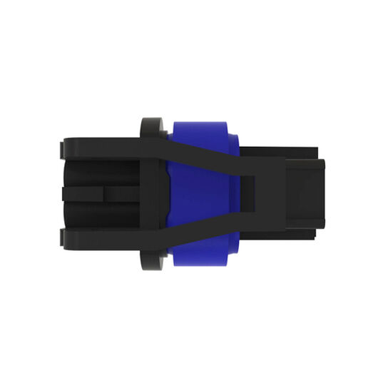 Black External Electrical Connector Housing, 2 Cavities - 57M8923,  image number 2