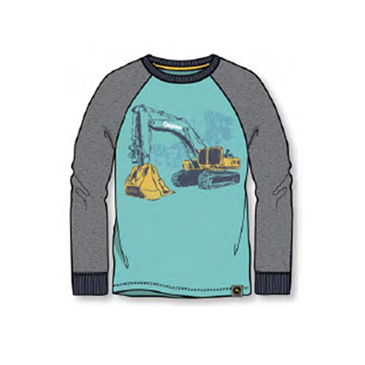 Teal Blue Excavator T-Shirt - LP83729,  image number 0