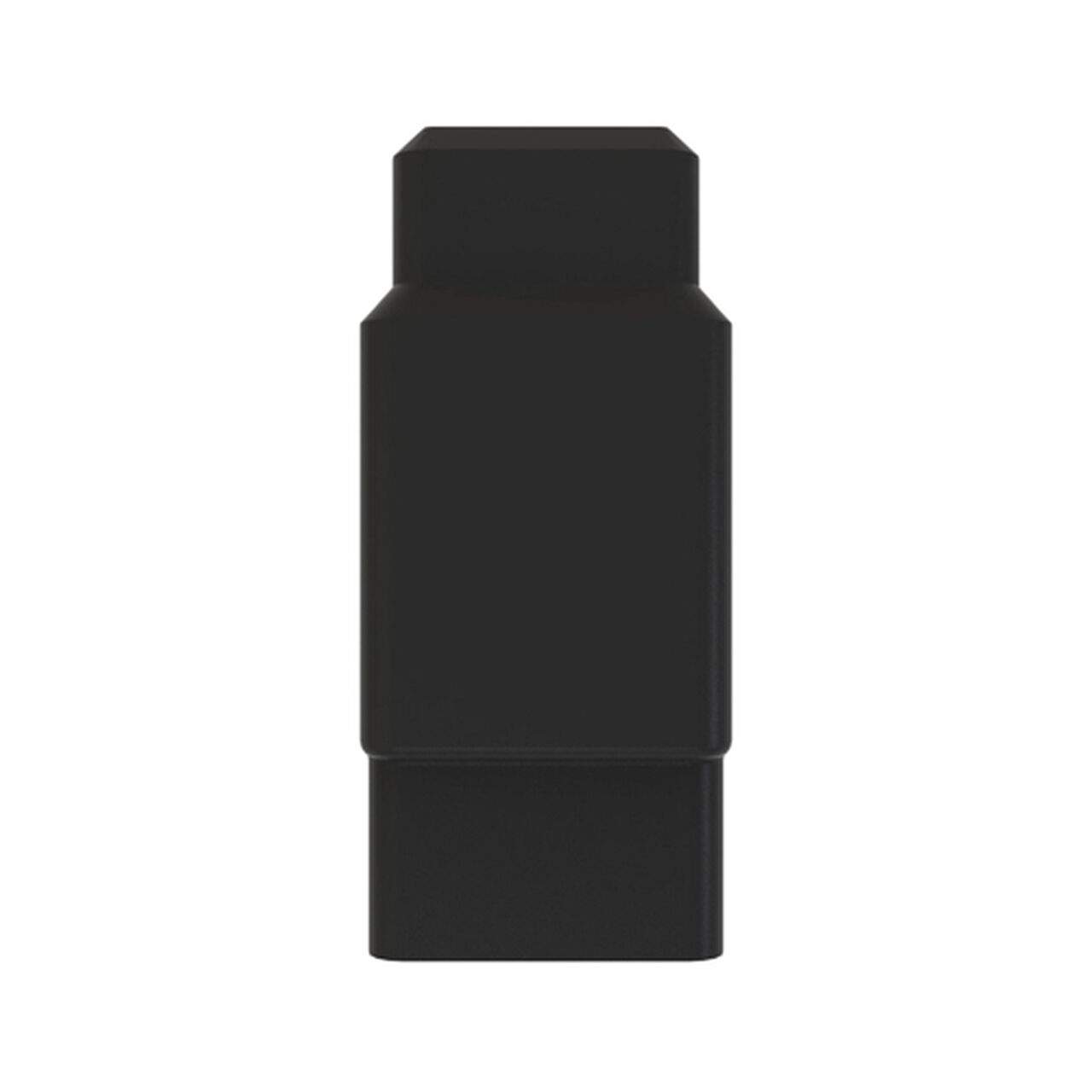 Black External Electrical Connector Housing, 2 Cavities - 57M10202,  image number 1
