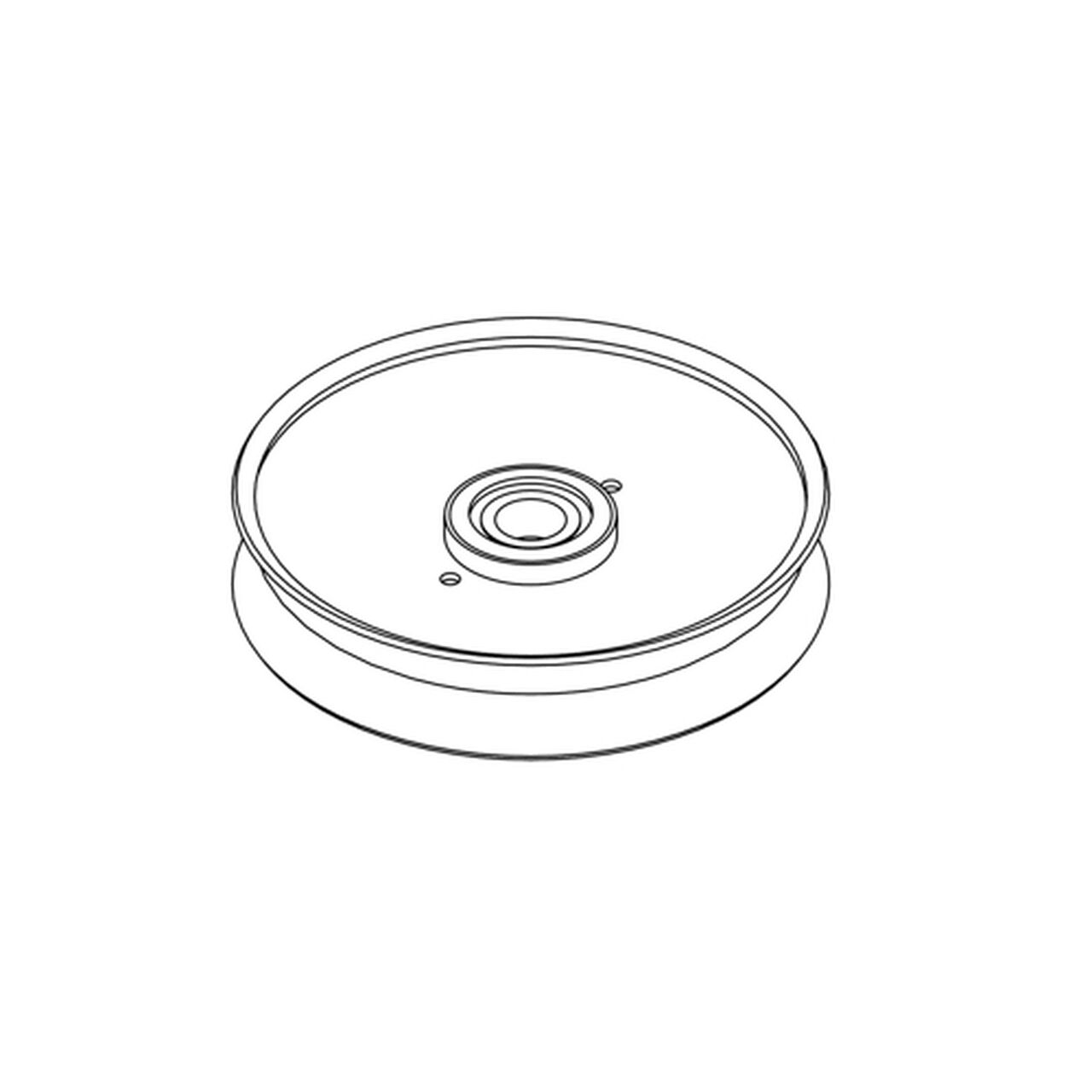 Pulley, Backside Idler Traction Dri - AUC15968,  image number 3