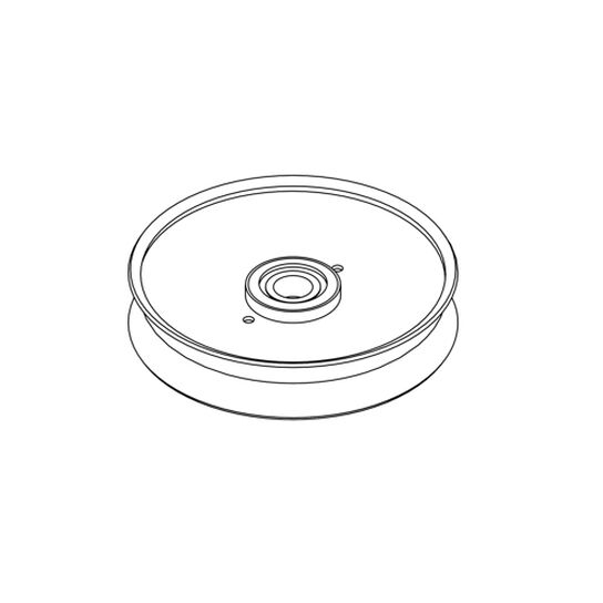 Pulley, Backside Idler Traction Dri - AUC15968,  image number 3