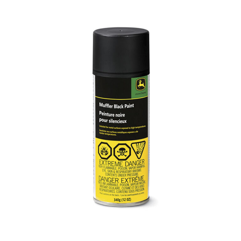 Spray Paint - High Temperature - Black - TY25657, 