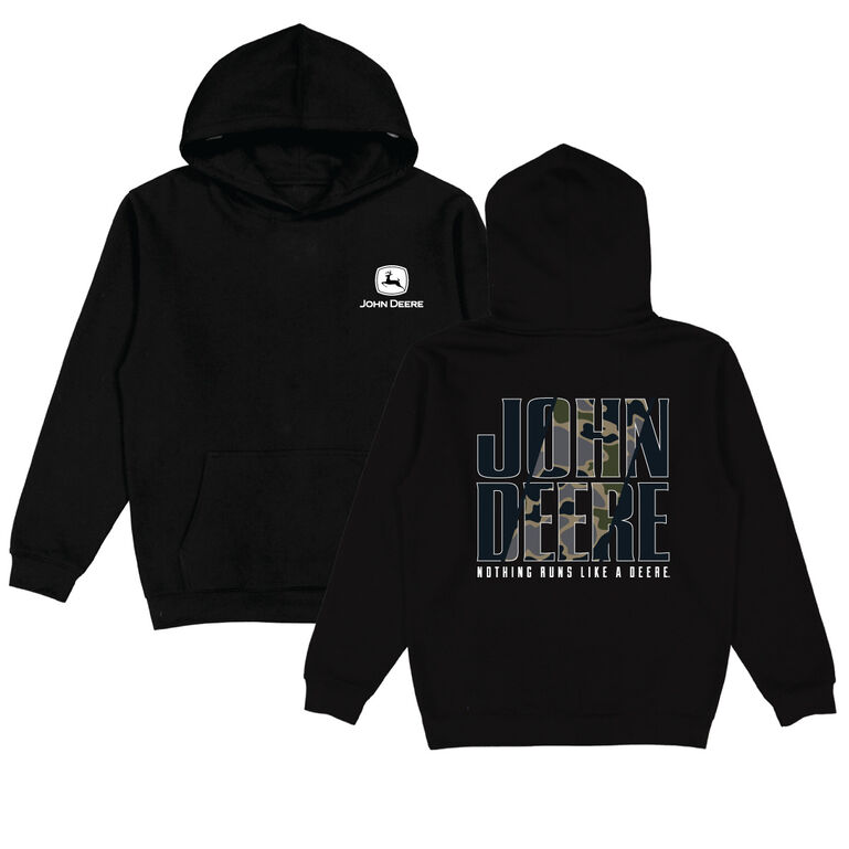 Black Camo Logo Hoodie, 