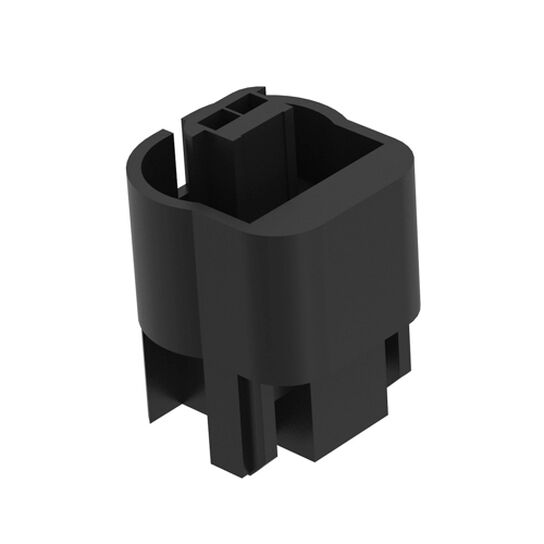 Black External Electrical Connector Housing, 2 Cavities - 57M8601,  image number 2