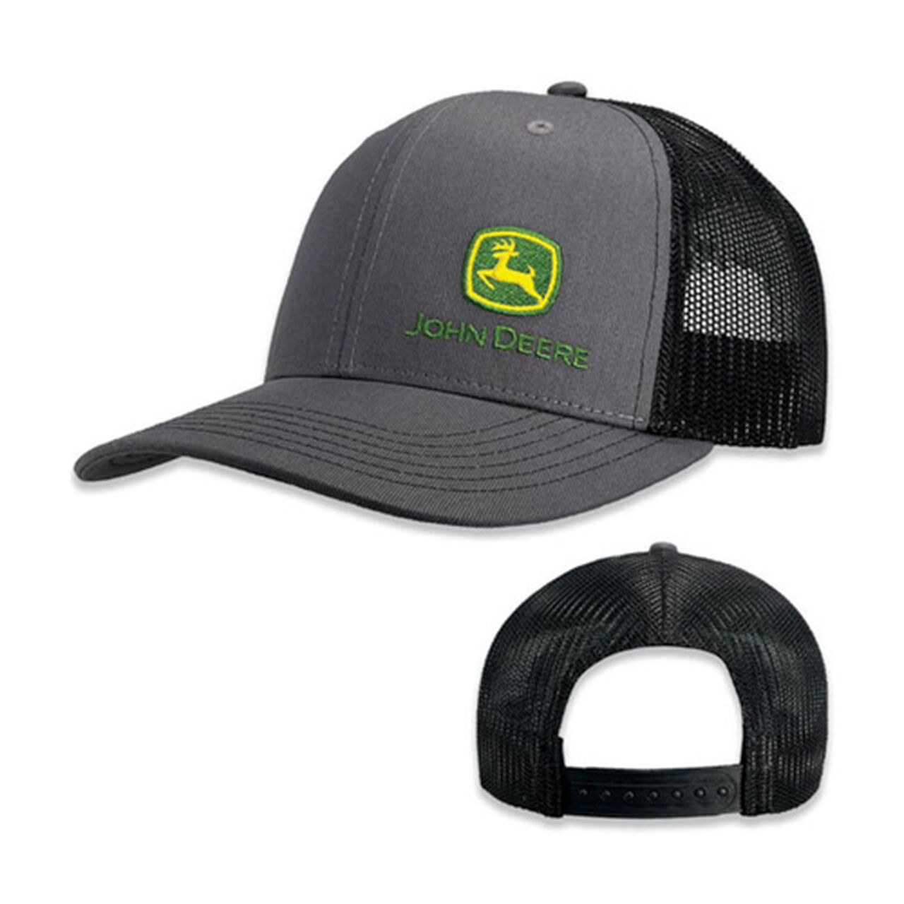Moline 112 Gray Black Mesh Hat Side Logo Hat - LP82939,  image number 1