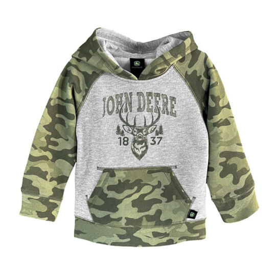 Gray Green Camo 1837 Buck Hoodie Sz 2T - LP772042,  image number 0