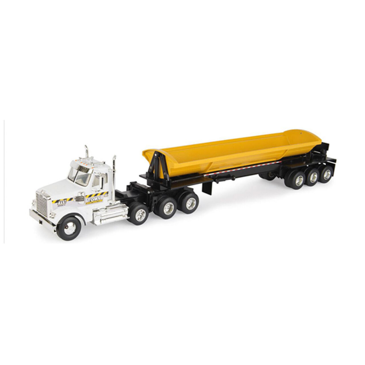 John Deere 1/32 Scale Freightliner 122SD Semi with Side Dump Trailer - LP70552,  image number 0