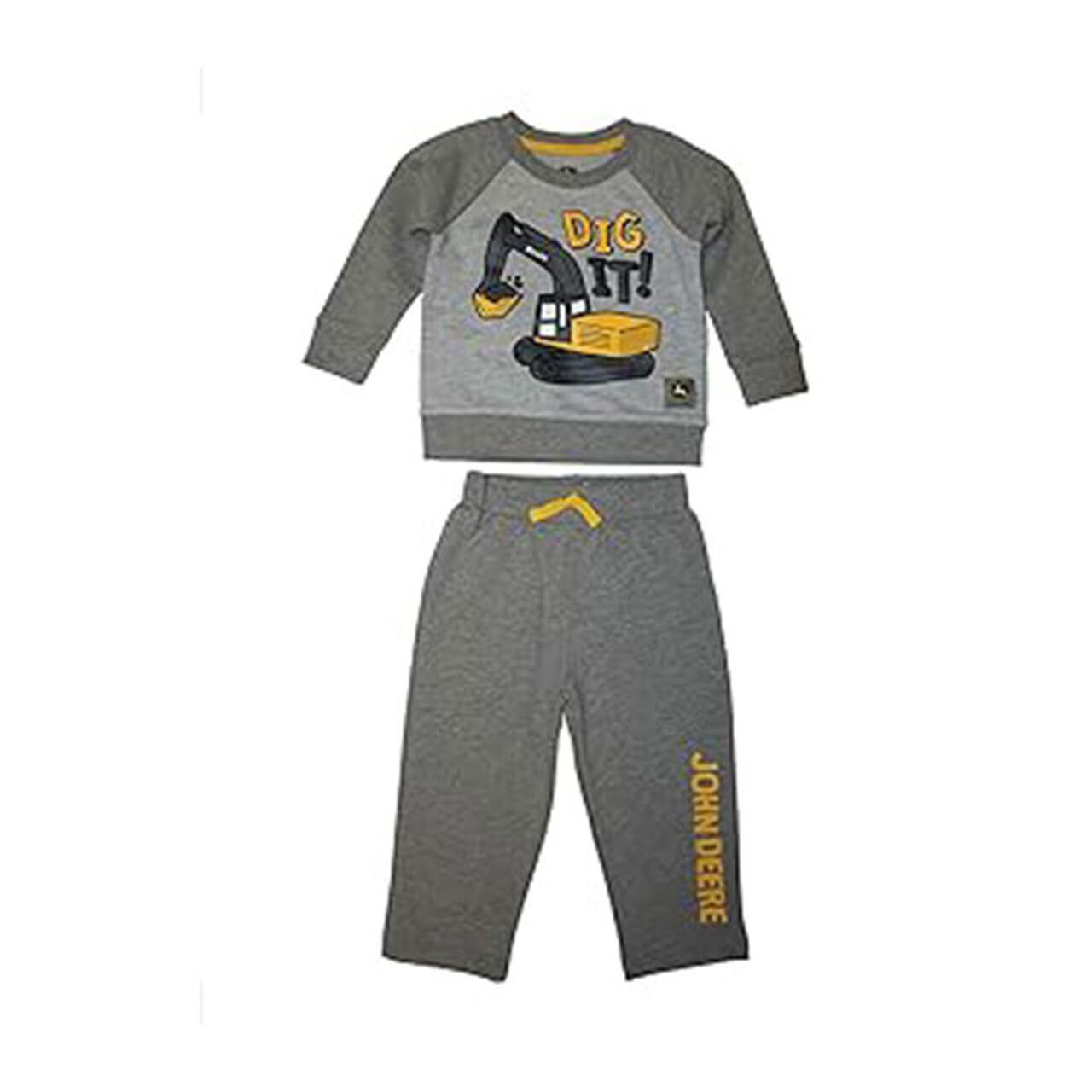 Gray Dig It 2-Piece Sweatshirt Pant Set - LP70720,  image number 0