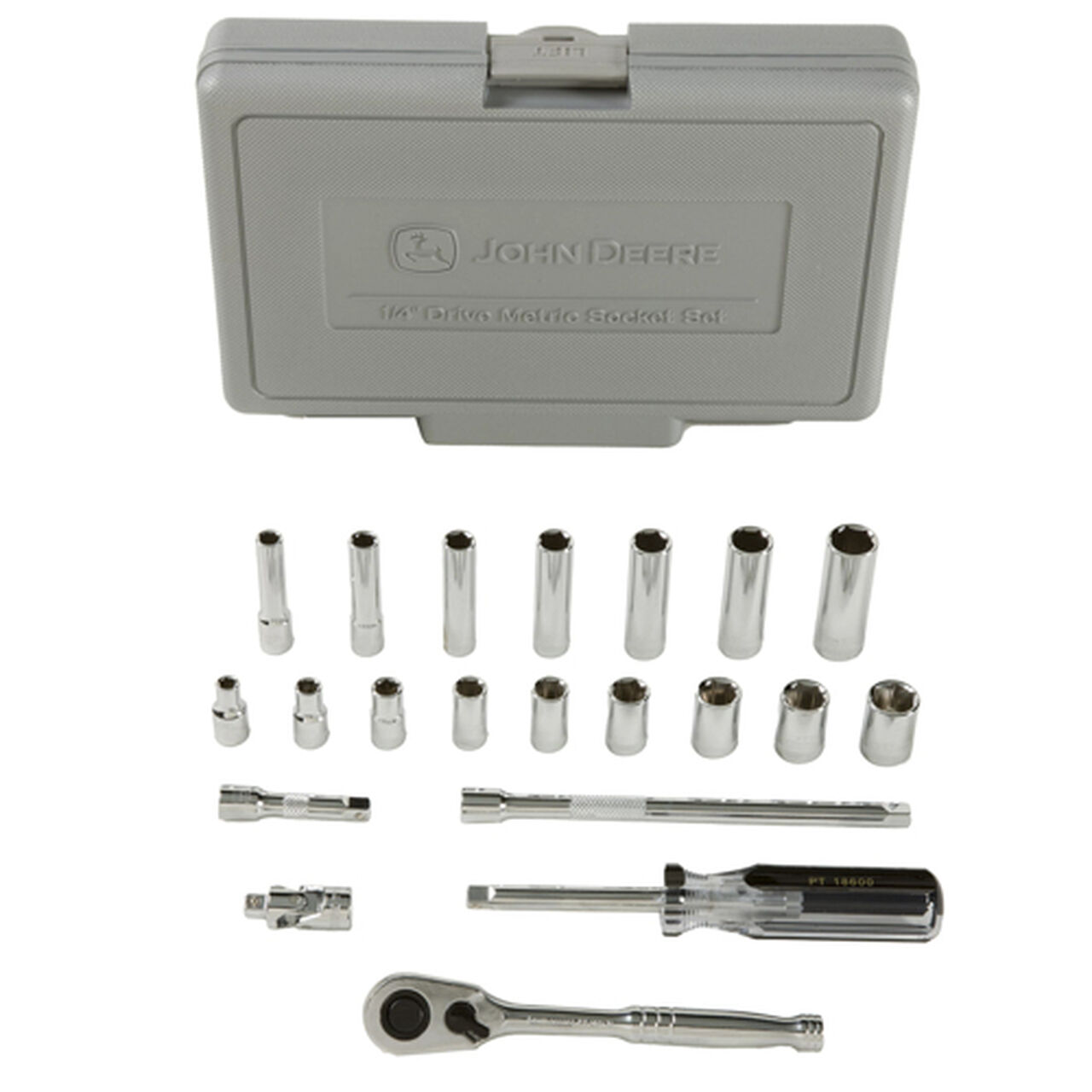 Metric 1/4" Drive Socket Set - TY25836,  image number 0