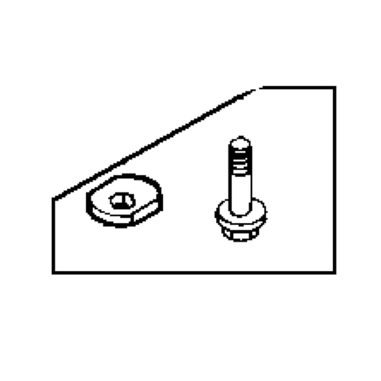 John Deere Blade Bolt Kit - AM121680,  image number 0