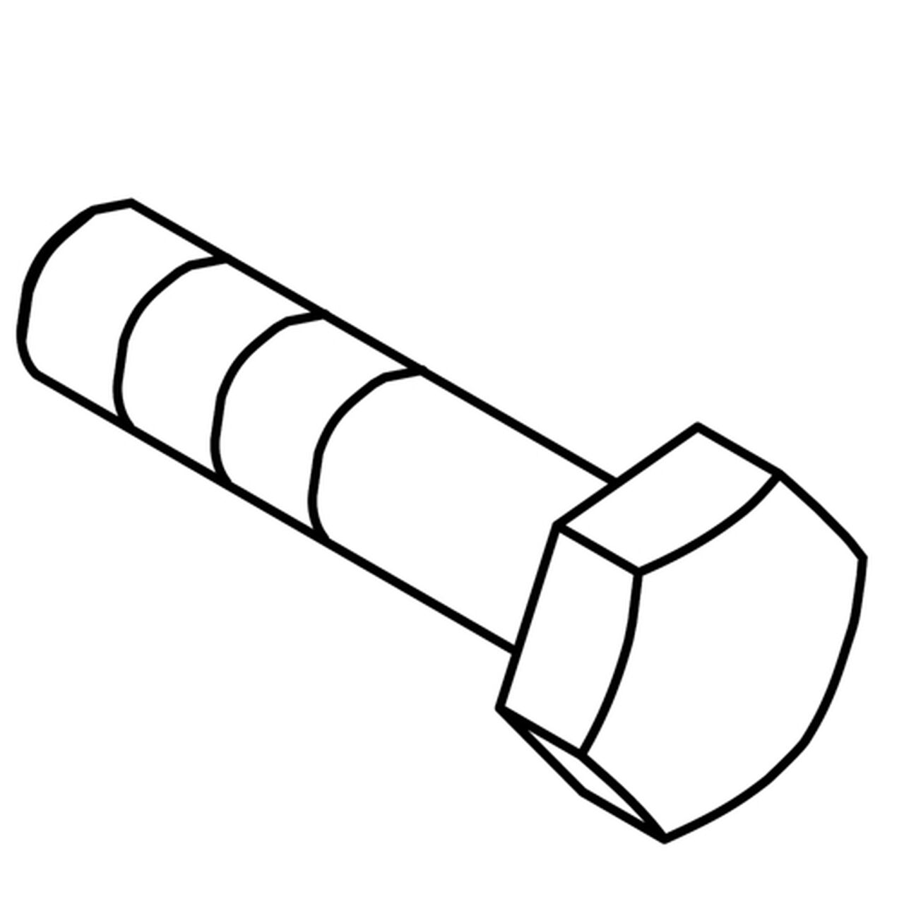 1/4 X 1in Shear Bolt - 19H1914,  image number 0