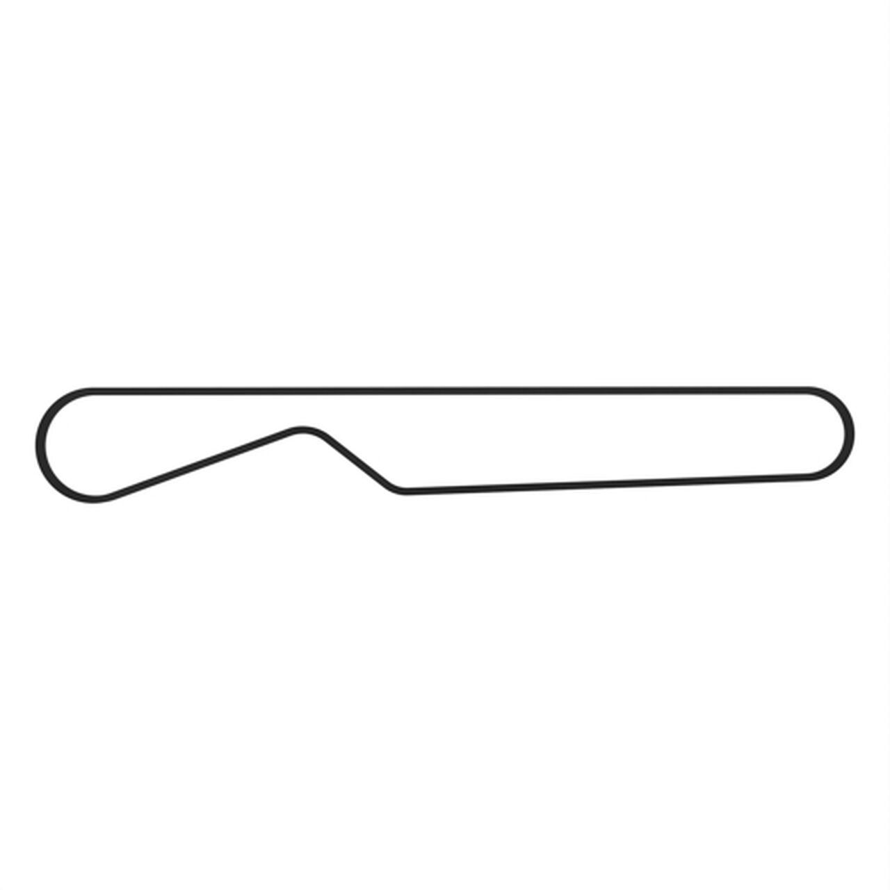 HB Section Powertrain Drive V-Belt, Effective Length 2468.0 mm (97.2") - M151276,  image number 3