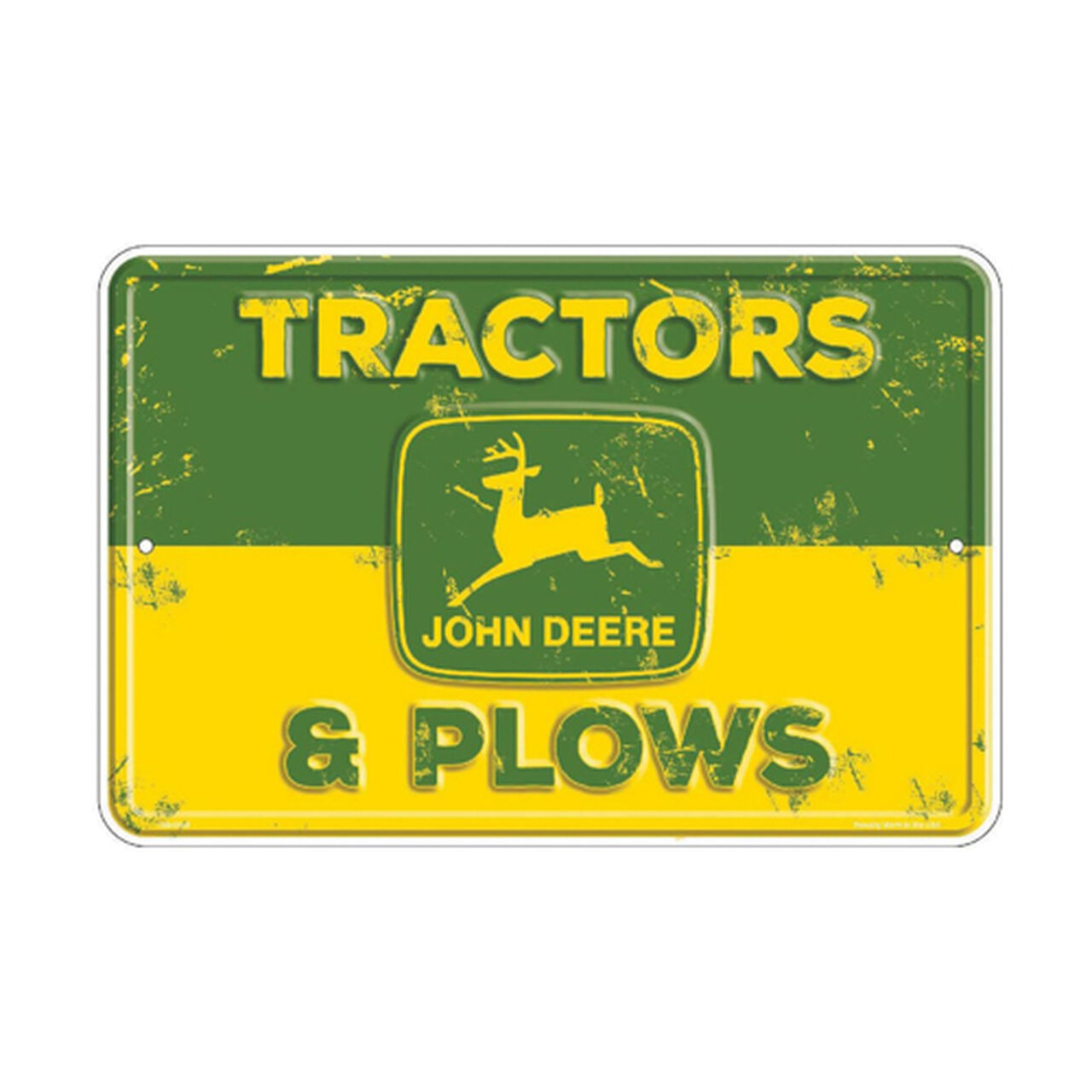 Green and Yellow Tractors & Plows Sign - LP85816,  image number 0