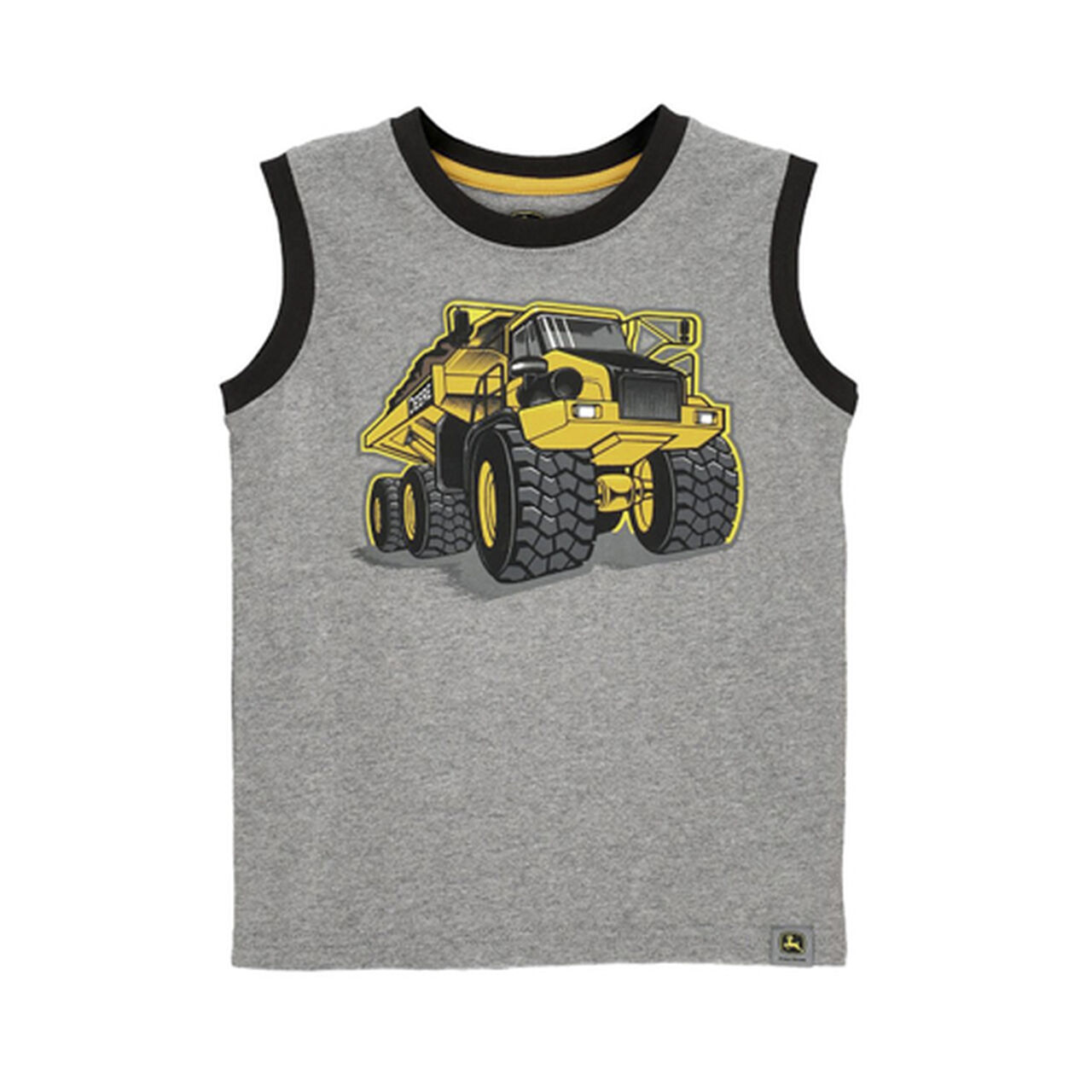 Gray Sleeveless Dump Truck T-Shirt Sz 4 - LP794994,  image number 0